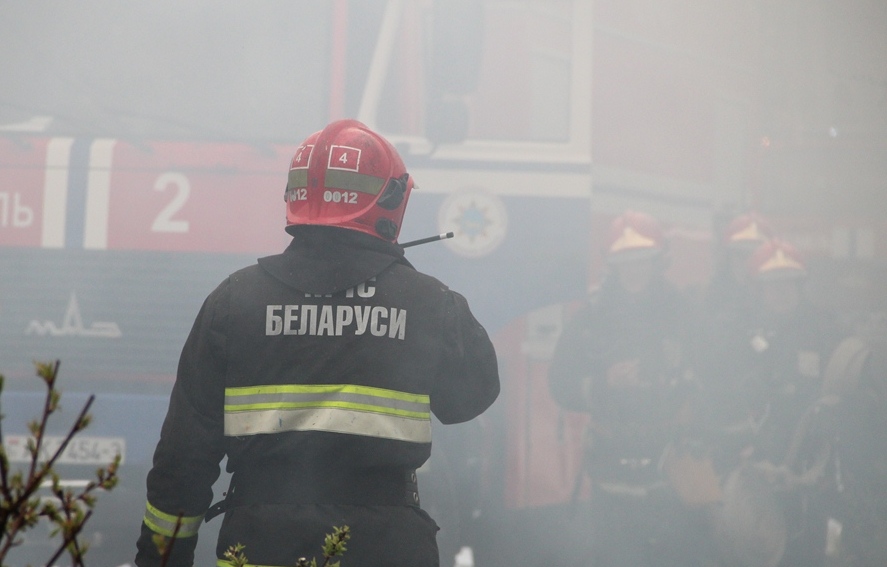 В Солигорском районе горел дачный дом с мансардой