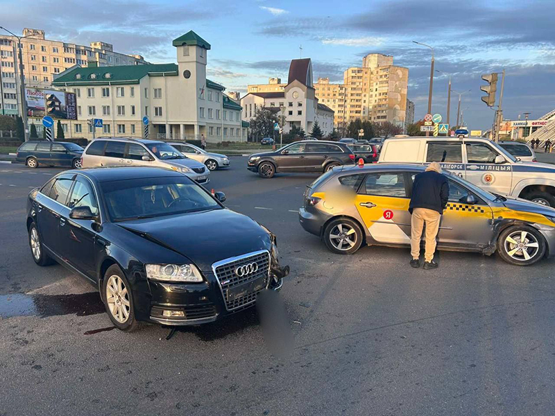 Пассажир авто пострадала в ДТП в Солигорске